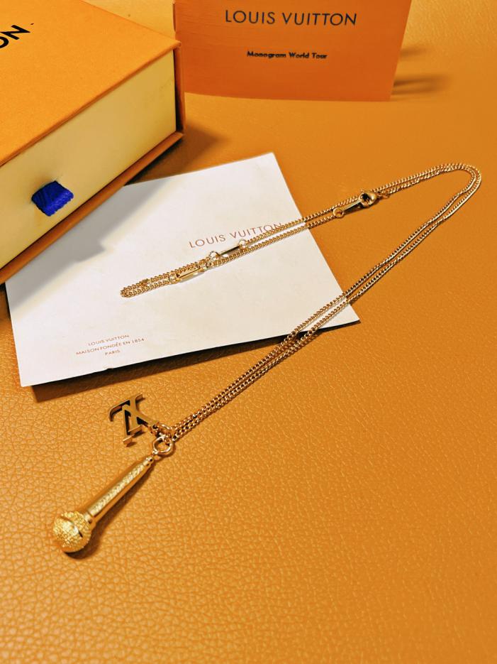 réplica,joyas,joyería,1:1,replica,fake,lujo,barato Collar de micrófono de sonido LOUIS VUITTON