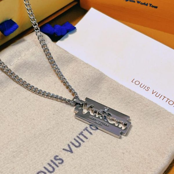réplica,joyas,joyería,1:1,replica,fake,lujo,barato Collar de hombre pequeño con hoja de oro LOUIS VUITTON