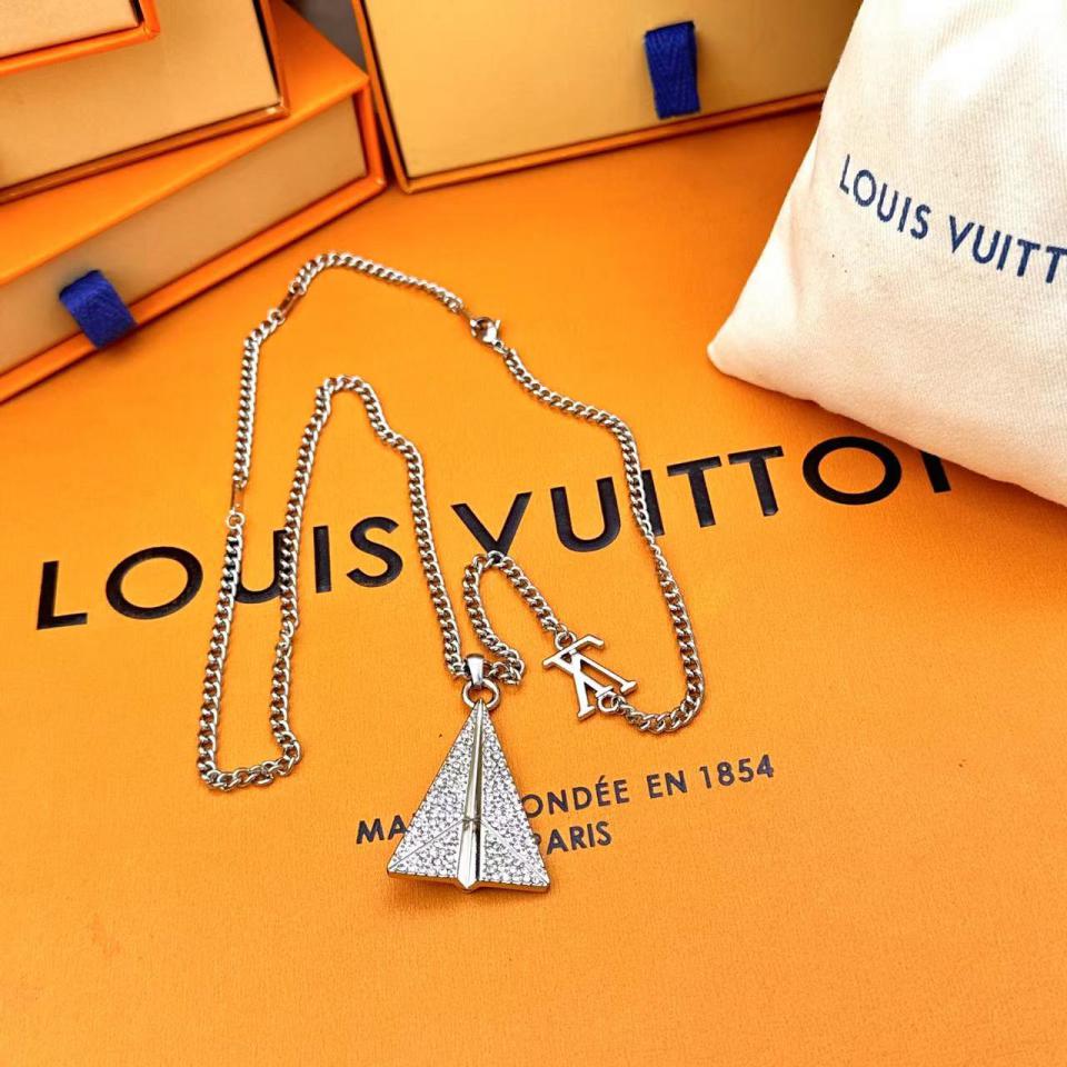 réplica,joyas,joyería,1:1,replica,fake,lujo,barato réplica,joyas,joyería,1:1,replica,fake,lujo,barato Collar LOUIS VUITTON Avión de papel