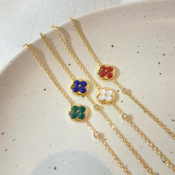 réplica,joyas,joyería,1:1,replica,fake,lujo,barato Pulsera de una sola flor de la serie Color Blossom de LOUIS VUITTON