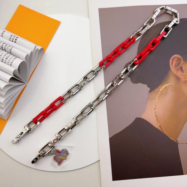 réplica,joyas,joyería,1:1,replica,fake,lujo,barato Collar LOUIS VUITTON para hombre