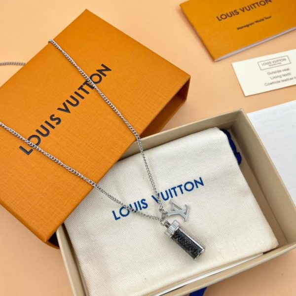 réplica,joyas,joyería,1:1,replica,fake,lujo,barato Collar con frasco de perfume con monograma de LOUIS VUITTON