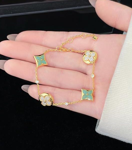 réplica,joyas,joyería,1:1,replica,fake,lujo,barato Pulsera de diamantes amazónicos en forma de diamante LOUIS VUITTON