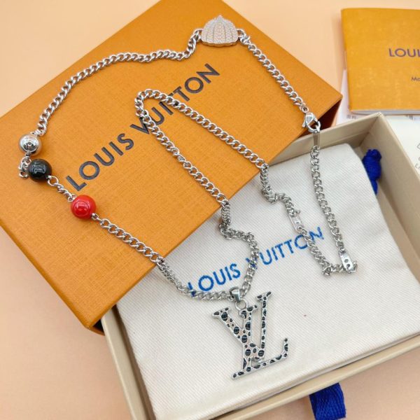 réplica,joyas,joyería,1:1,replica,fake,lujo,barato Collar LOUIS VUITTON de lunares
