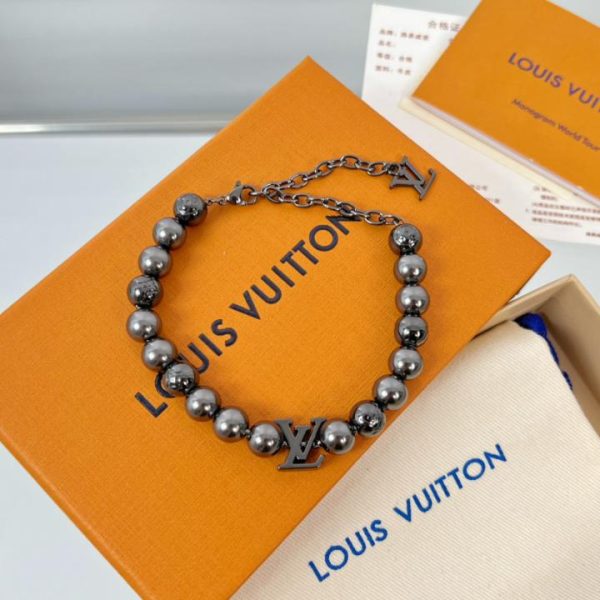 réplica,joyas,joyería,1:1,replica,fake,lujo,barato Collar con letras florales de LOUIS VUITTON