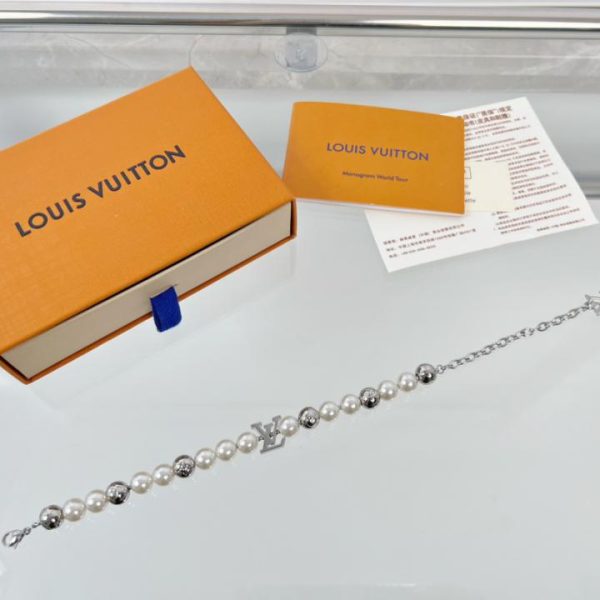 réplica,joyas,joyería,1:1,replica,fake,lujo,barato Pulsera de perlas LOUIS VUITTON