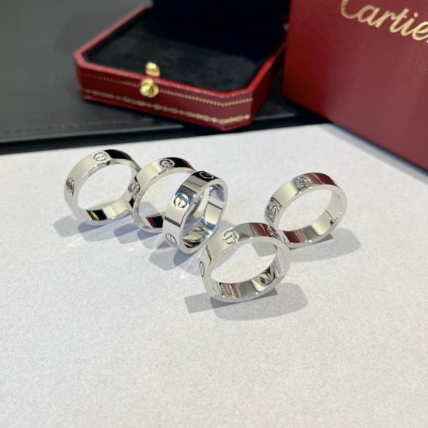 réplica,joyas,joyería,1:1,replica,fake,lujo,barato Anillo estrecho sin diamantes Cartier Love series