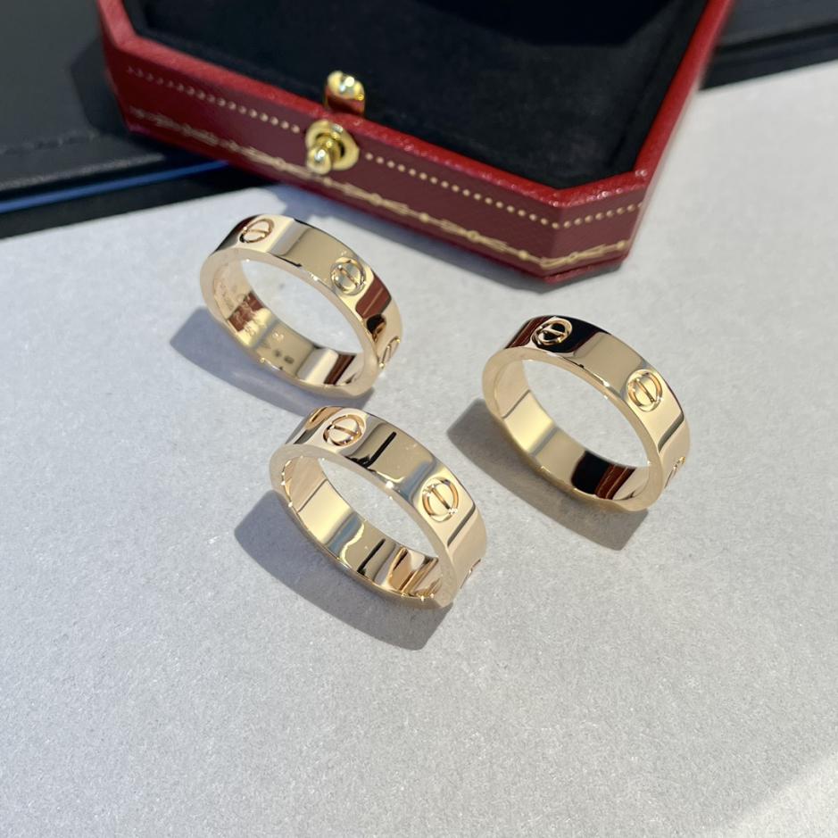 réplica,joyas,joyería,1:1,replica,fake,lujo,barato Anillo ancho sin diamantes Cartier serie Love