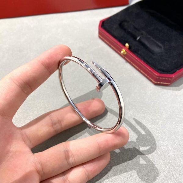 réplica,joyas,joyería,1:1,replica,fake,lujo,barato Cartier Justeun Clou pulsera de uñas sin diamantes