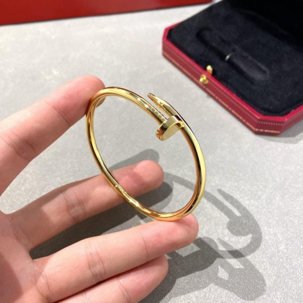 réplica,joyas,joyería,1:1,replica,fake,lujo,barato Cartier Justeun Clou pulsera de uñas sin diamantes