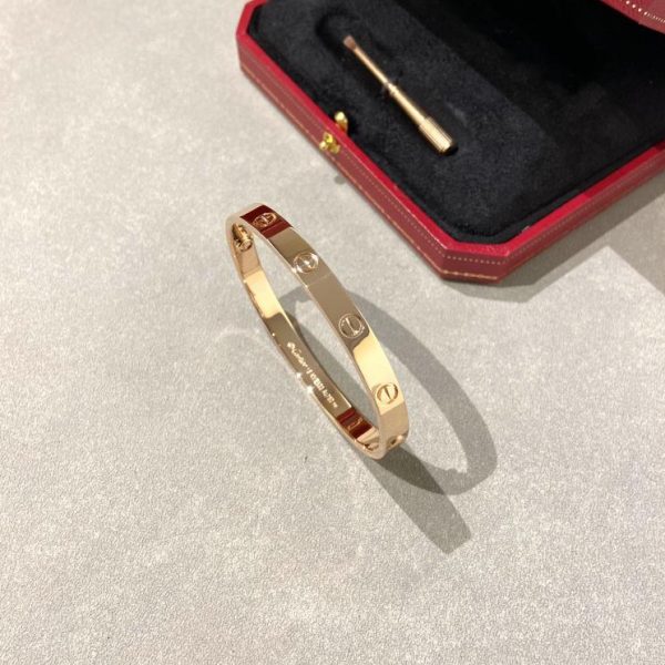 réplica,joyas,joyería,1:1,replica,fake,lujo,barato Brazalete ancho Cartier sin diamantes