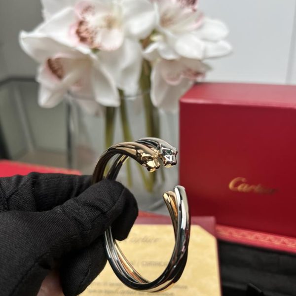 réplica,joyas,joyería,1:1,replica,fake,lujo,barato Cartier Panthère de Carter Pulsera de guepardo