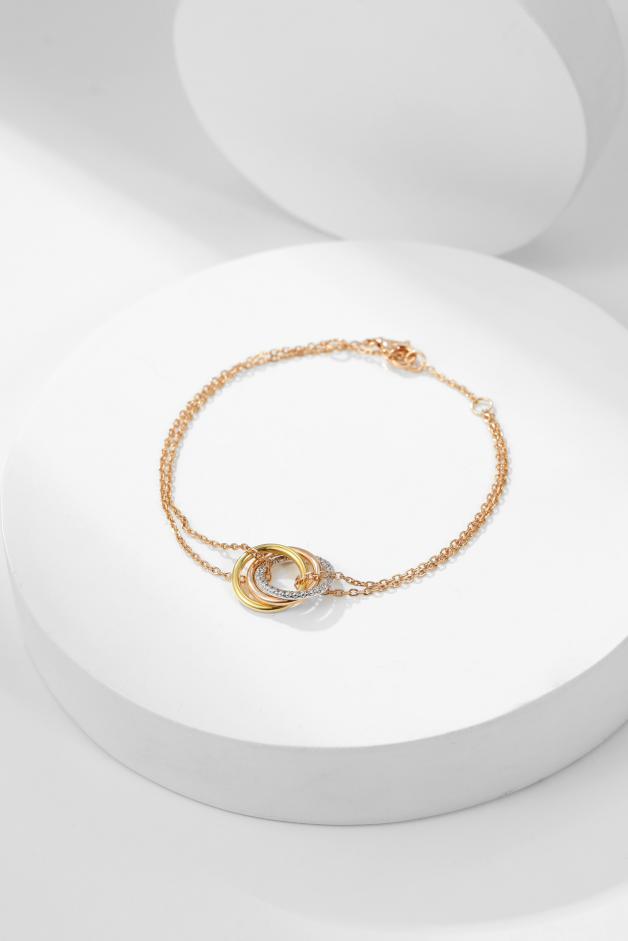 réplica,joyas,joyería,1:1,replica,fake,lujo,barato réplica,joyas,joyería,1:1,replica,fake,lujo,barato Pulsera de anillo tricolor Cartier Trinity