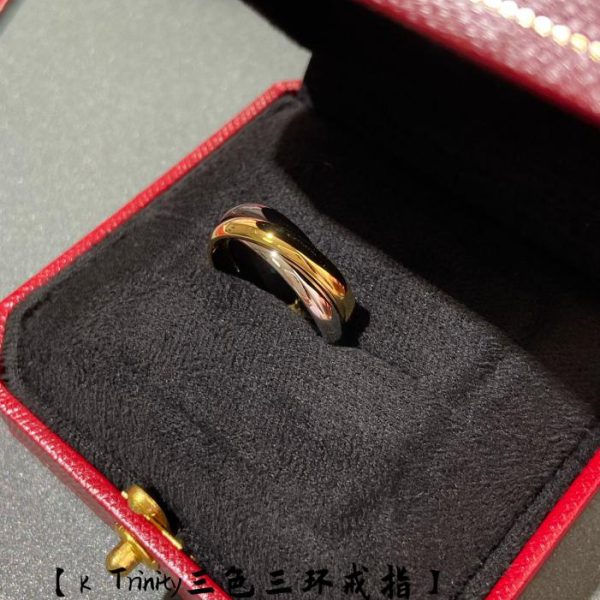 réplica,joyas,joyería,1:1,replica,fake,lujo,barato anillo con firma Cartier
