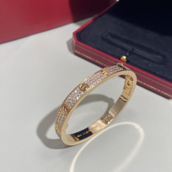 réplica,joyas,joyería,1:1,replica,fake,lujo,barato Pulsera sencilla clásica de gypsophila versión amplia de Cartier