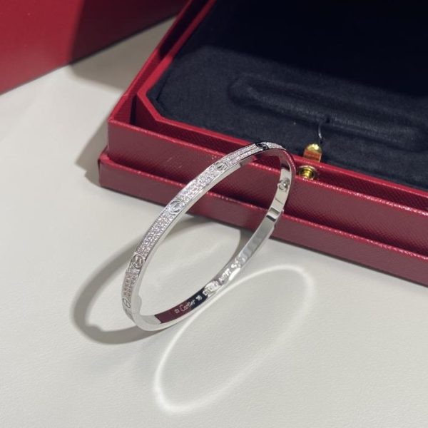 réplica,joyas,joyería,1:1,replica,fake,lujo,barato Pulsera sencilla clásica de gypsophila versión amplia de Cartier