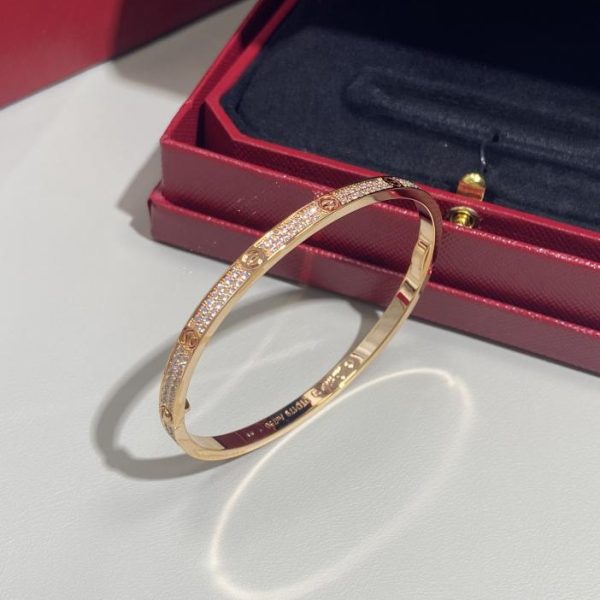 réplica,joyas,joyería,1:1,replica,fake,lujo,barato Pulsera sencilla clásica de gypsophila versión amplia de Cartier