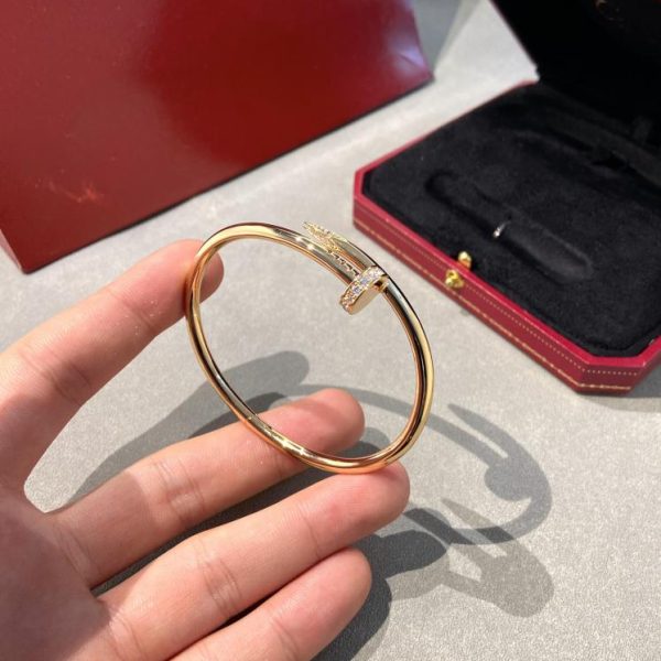 réplica,joyas,joyería,1:1,replica,fake,lujo,barato Pulsera de uñas Cartier sin diamantes
