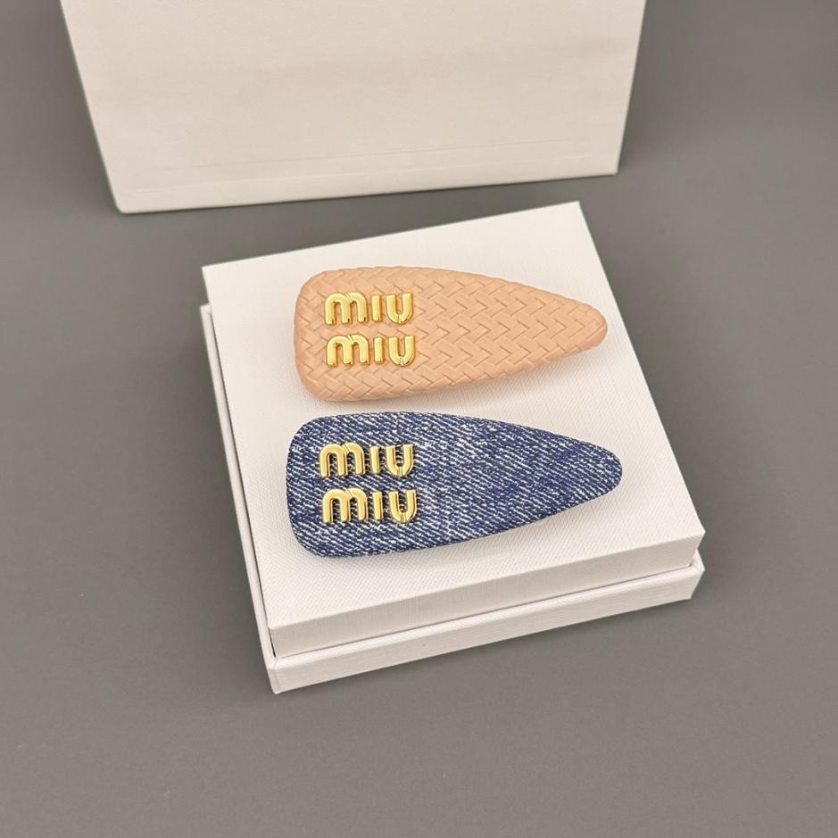 réplica,joyas,joyería,1:1,replica,fake,lujo,barato Pasador de pelo caramelo Miu Miu