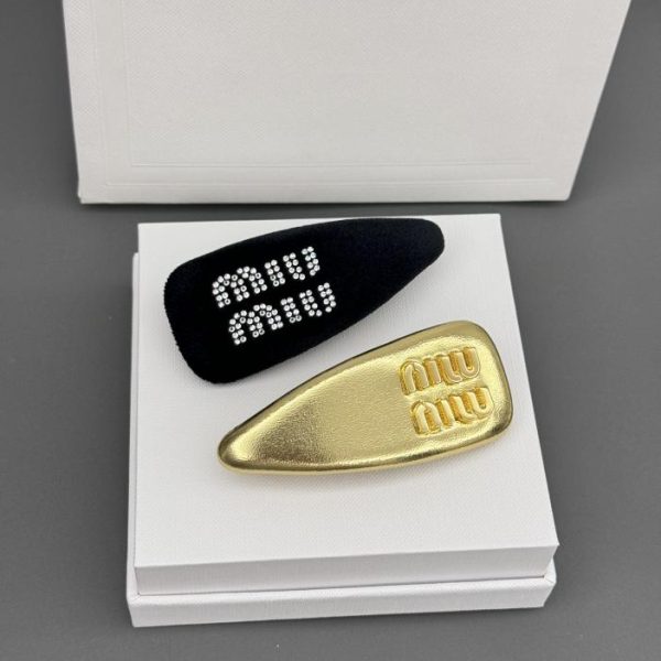 réplica,joyas,joyería,1:1,replica,fake,lujo,barato Pasador de pelo caramelo Miu Miu