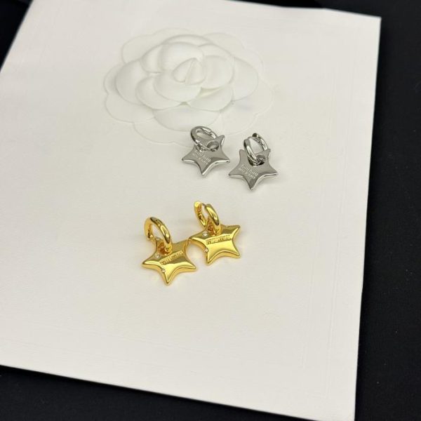 réplica,joyas,joyería,1:1,replica,fake,lujo,barato Pendientes Miu Miu Square Color Oro/Plata