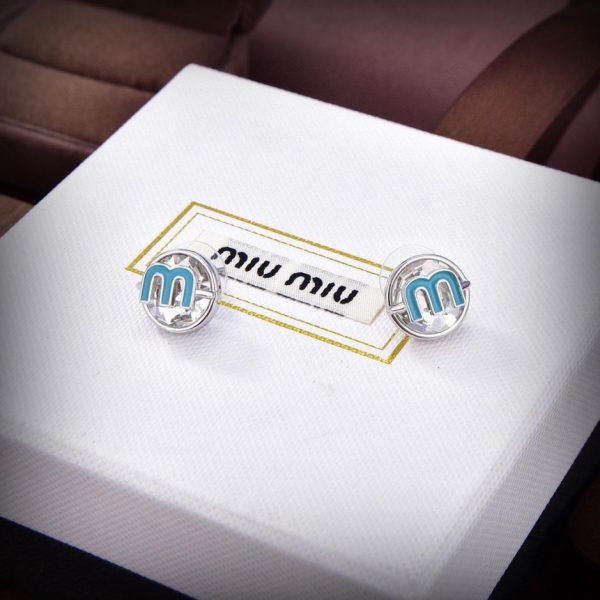réplica,joyas,joyería,1:1,replica,fake,lujo,barato Pendientes colgantes de aceite de Miu Miu