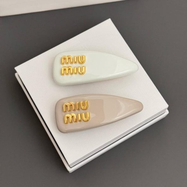 réplica,joyas,joyería,1:1,replica,fake,lujo,barato Pasador de pelo caramelo Miu Miu