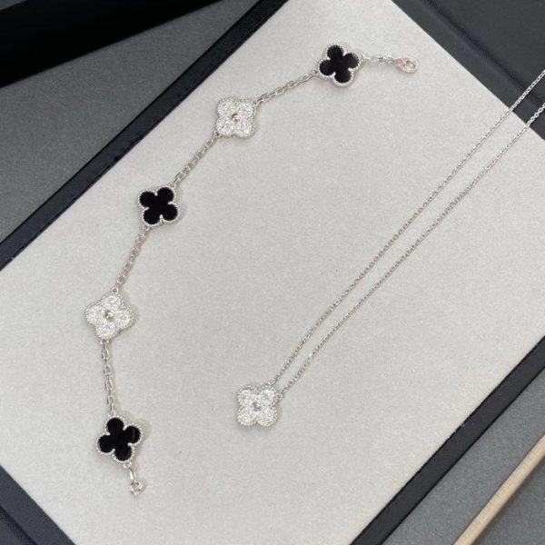 réplica,joyas,joyería,1:1,replica,fake,lujo,barato [Edición superior] Collar de pulsera Peterstone de edición limitada de Van Cleef & Arpels