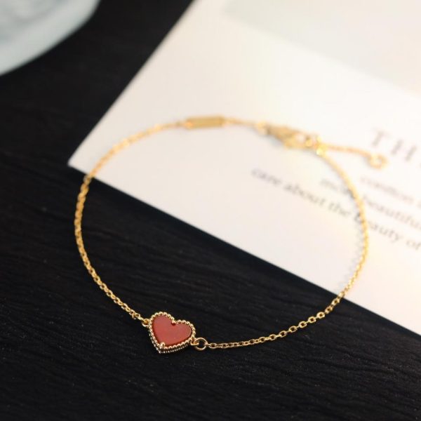 réplica,joyas,joyería,1:1,replica,fake,lujo,barato [Edición superior] Collar de ónix negro con mini trébol de cuatro hojas de Van Cleef & Arpels