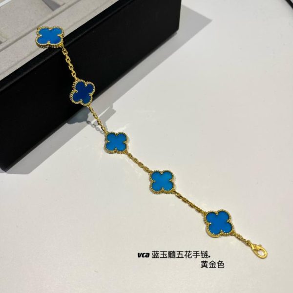 réplica,joyas,joyería,1:1,replica,fake,lujo,barato [Versión superior] Collar de cornalina con una sola flor y mini corazón de Van Cleef & Arpels