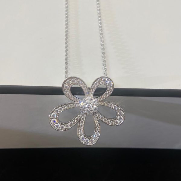 réplica,joyas,joyería,1:1,replica,fake,lujo,barato [Versión Premium] Van Cleef & Arpels Versión pequeña Flor navideña: nácar