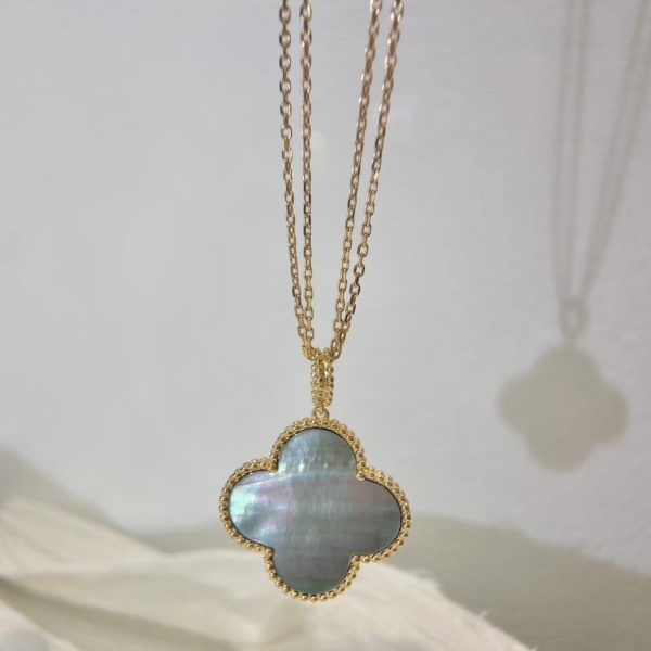 réplica,joyas,joyería,1:1,replica,fake,lujo,barato [Edición superior] Collar de mariposa grande vca de Van Cleef & Arpels