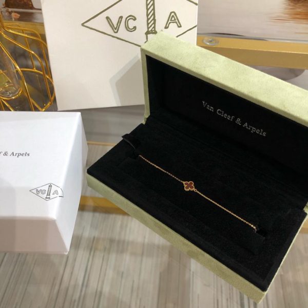 réplica,joyas,joyería,1:1,replica,fake,lujo,barato [Versión superior] Pulsera de cinco flores de Van Cleef & Arpels