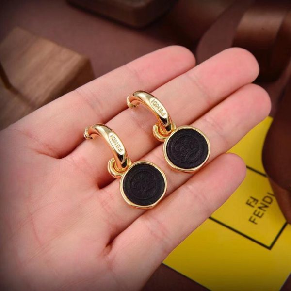 réplica,joyas,joyería,1:1,replica,fake,lujo,barato FENDI【Pendientes pequeños rombos】