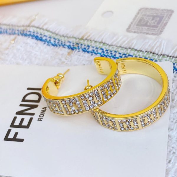 réplica,joyas,joyería,1:1,replica,fake,lujo,barato collar con logo FENDI