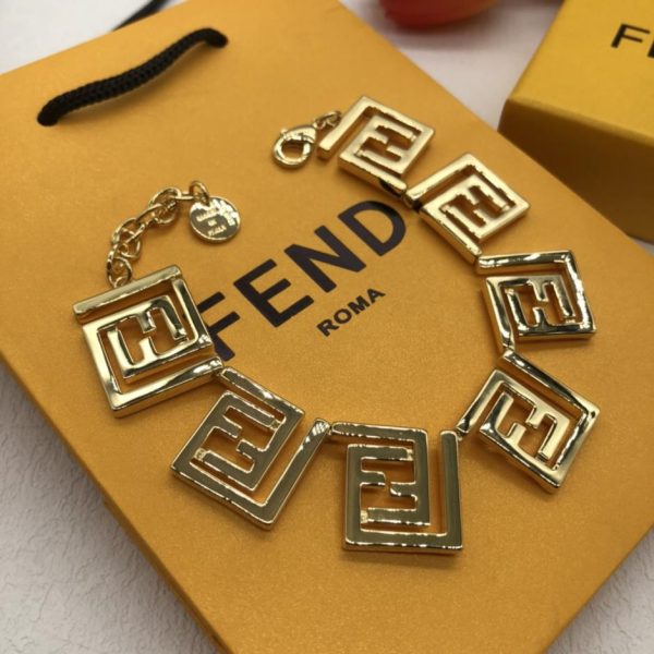 réplica,joyas,joyería,1:1,replica,fake,lujo,barato collar fendi