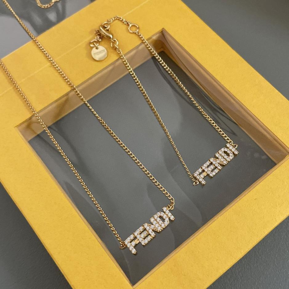 réplica,joyas,joyería,1:1,replica,fake,lujo,barato Collar/pulsera con letras Fendi FD
