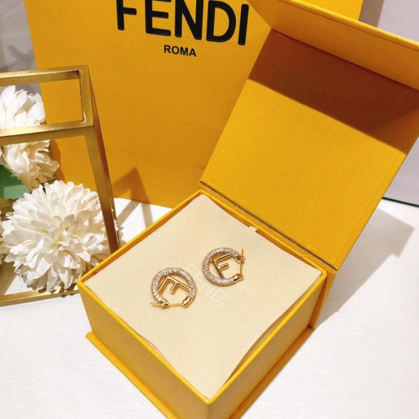 réplica,joyas,joyería,1:1,replica,fake,lujo,barato Pendientes FENDI
