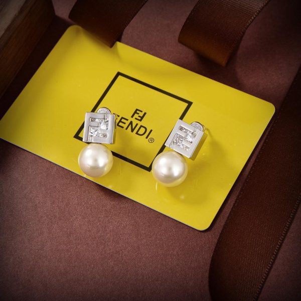 réplica,joyas,joyería,1:1,replica,fake,lujo,barato pendientes de cadena FENDI