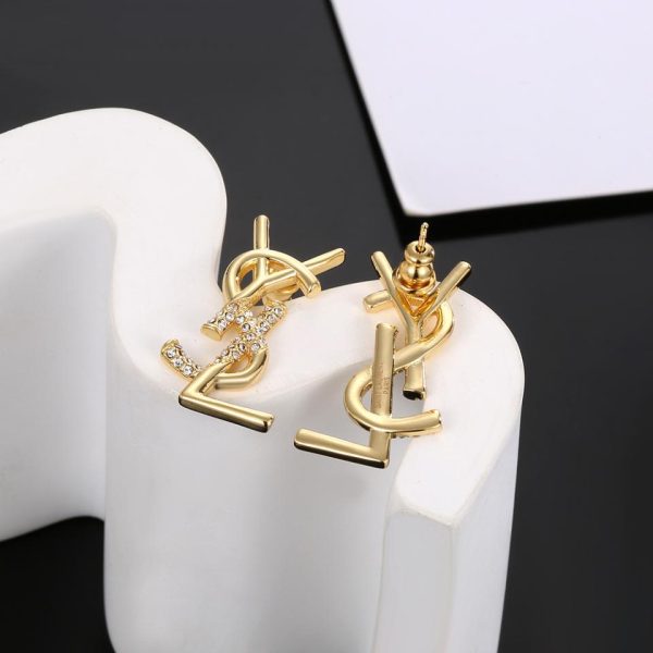 réplica,joyas,joyería,1:1,replica,fake,lujo,barato Pendientes clásicos YSL