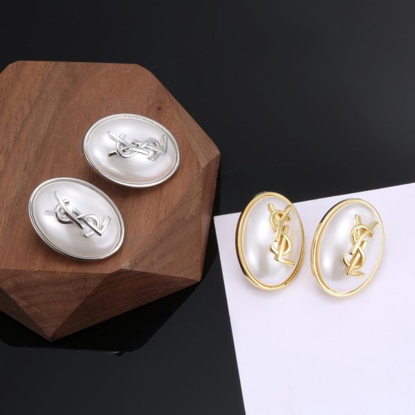réplica,joyas,joyería,1:1,replica,fake,lujo,barato Pendientes YSL