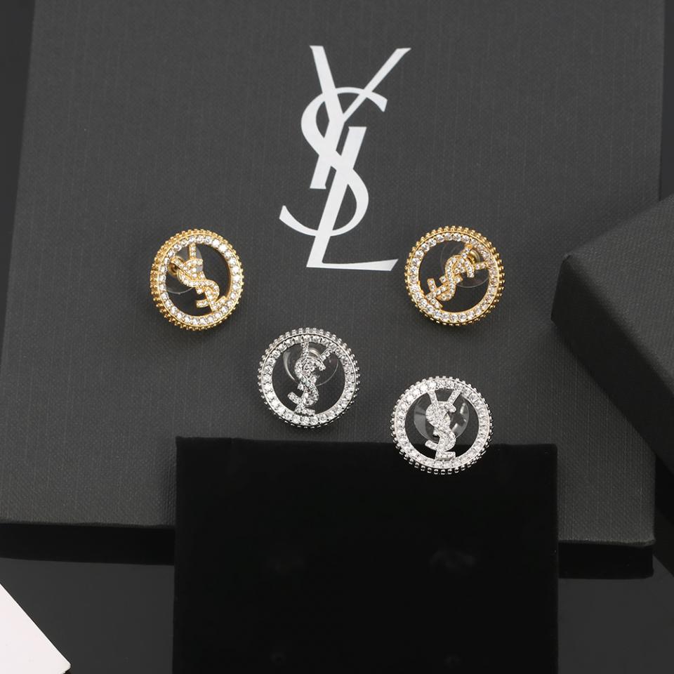 réplica,joyas,joyería,1:1,replica,fake,lujo,barato Pendientes YSL