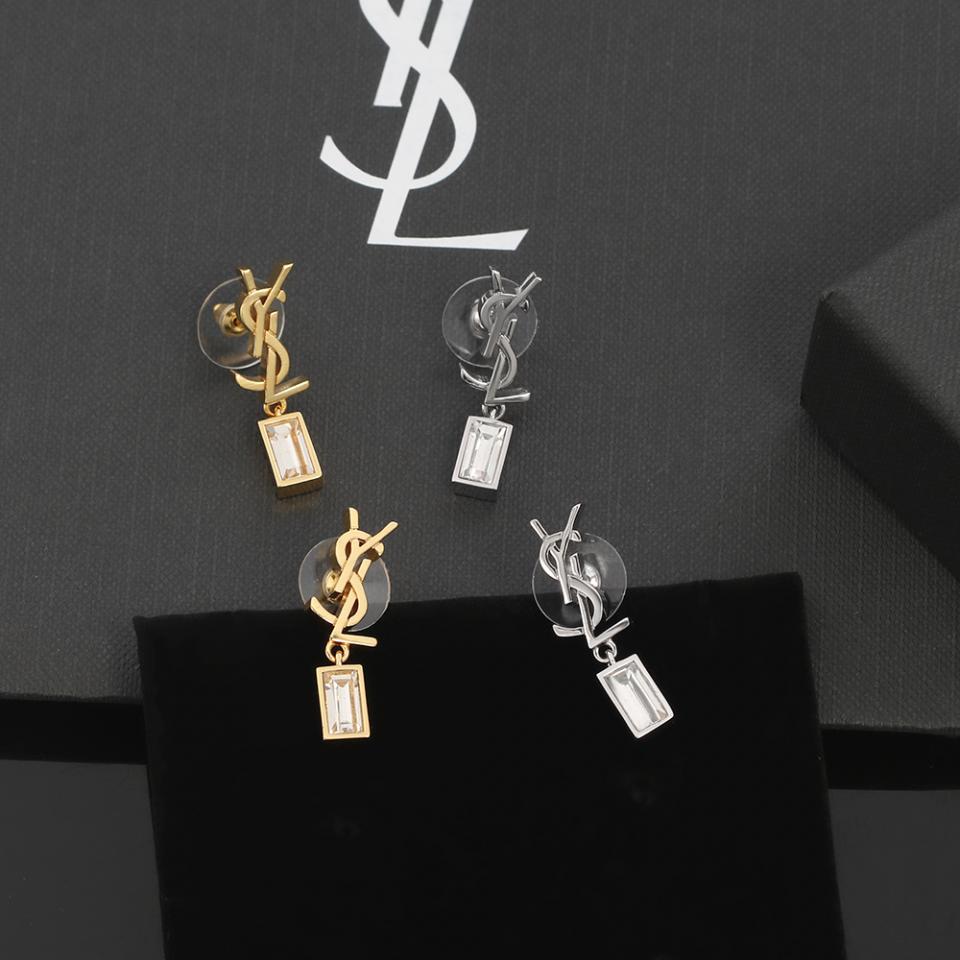 réplica,joyas,joyería,1:1,replica,fake,lujo,barato Pendientes YSL
