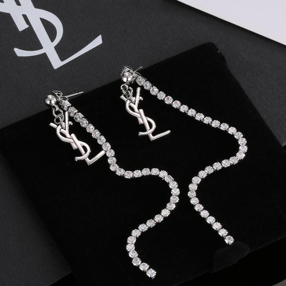 réplica,joyas,joyería,1:1,replica,fake,lujo,barato Pendientes YSL