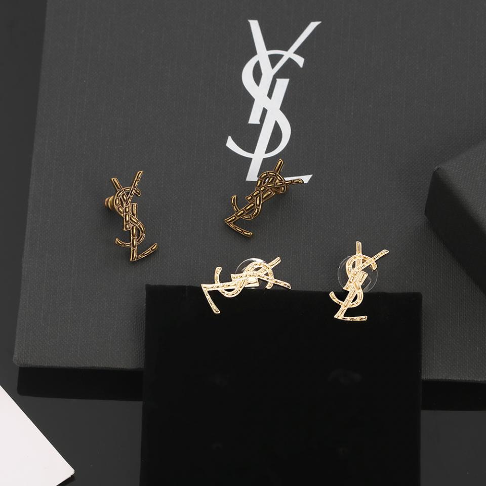 réplica,joyas,joyería,1:1,replica,fake,lujo,barato Pendientes YSL