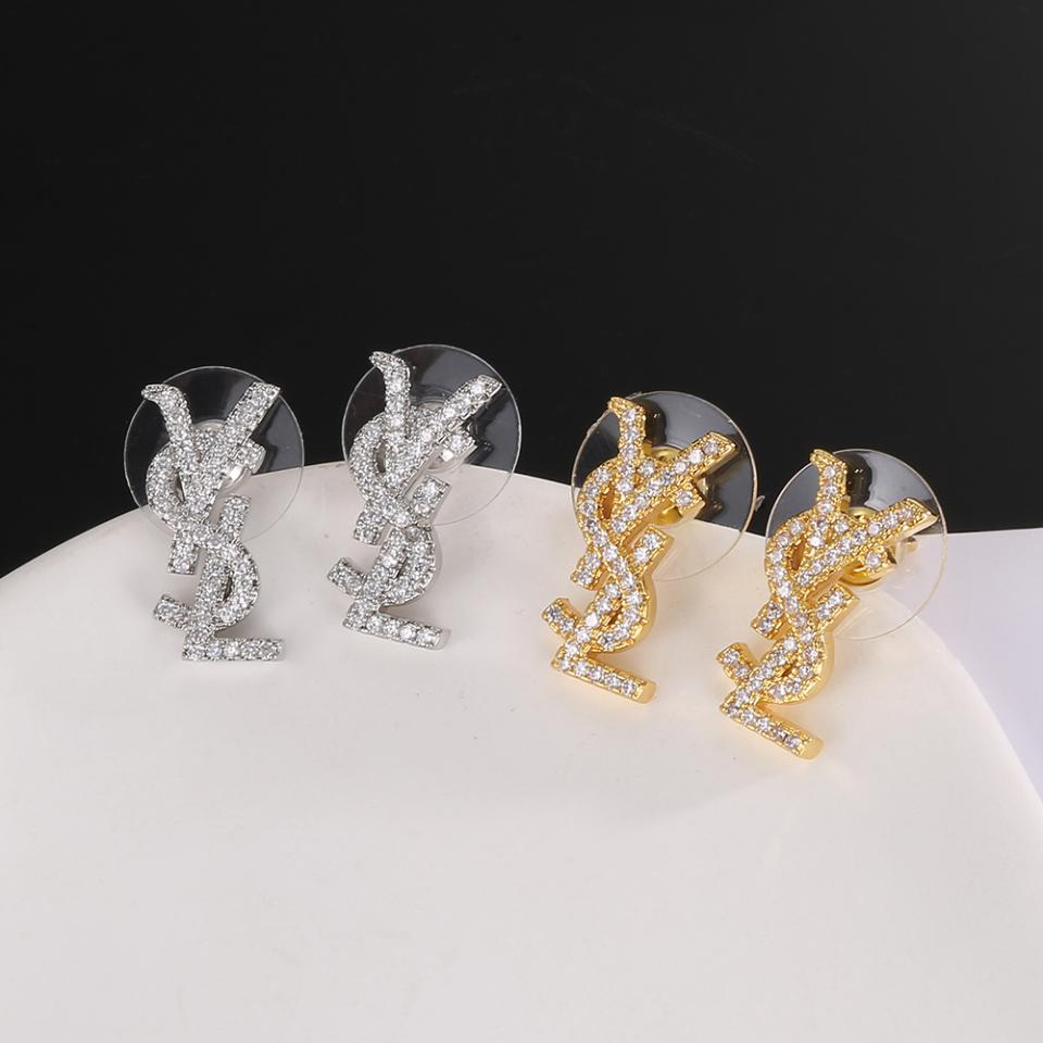 réplica,joyas,joyería,1:1,replica,fake,lujo,barato Pendientes YSL