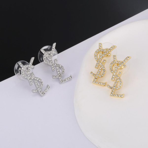 réplica,joyas,joyería,1:1,replica,fake,lujo,barato Pendientes YSL lujo clásico