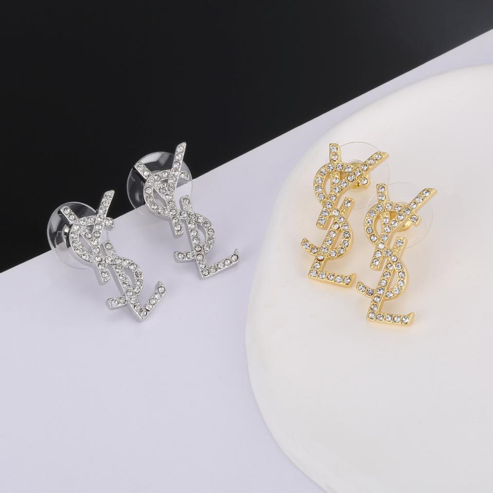 réplica,joyas,joyería,1:1,replica,fake,lujo,barato réplica,joyas,joyería,1:1,replica,fake,lujo,barato Pendientes YSL lujo clásico