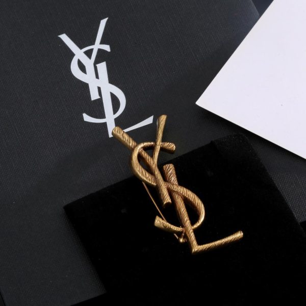 réplica,joyas,joyería,1:1,replica,fake,lujo,barato broche YSL