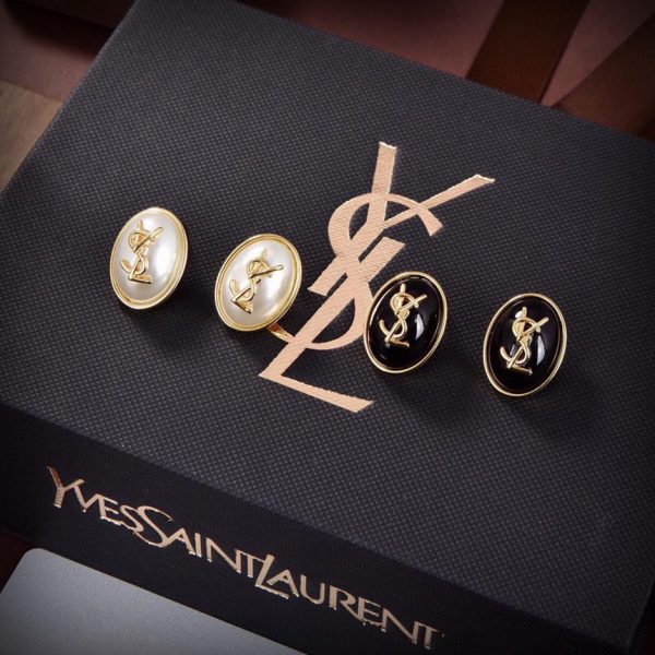 réplica,joyas,joyería,1:1,replica,fake,lujo,barato Pendientes YSL con diamantes